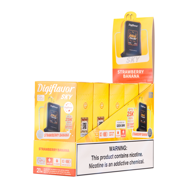 BUY 1 GET 1 FREE Strawberry Banana Digiflavor Sky | Vape Amazon India
