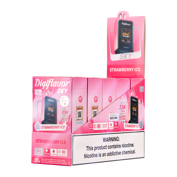 BUY 1 GET 1 FREE Strawberry Ice Digiflavor Sky | Vape Amazon India