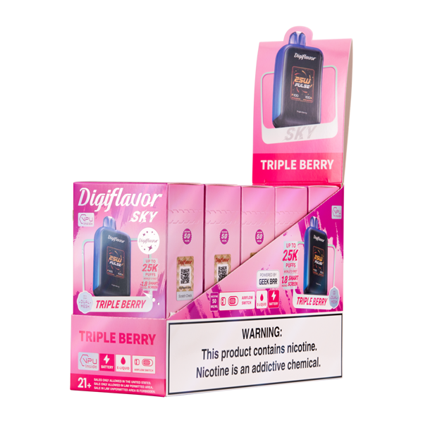 BUY 1 GET 1 FREE Triple Berry Ice Digiflavor Sky | Vape Amazon India