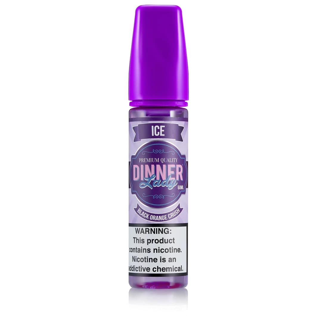 Dinner Lady E Liquid - Black Orange Crush Ice