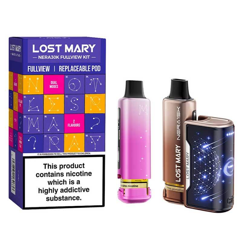 Lost Mary Nera30k Fullview Prefilled Pod Vape Kit