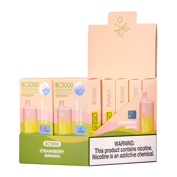 BUY 1 GET 1 FREE Strawberry Banana BC5000 | Vape Amazon India