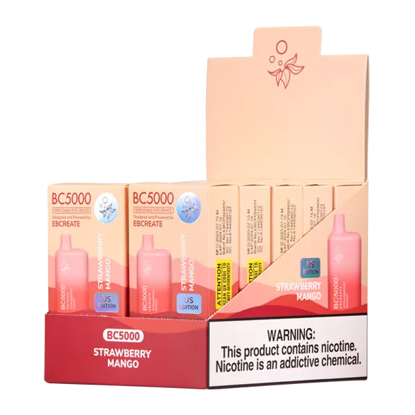 BUY 1 GET 1 FREE Strawberry Mango BC5000 | Vape Mumbai India EBCREATE