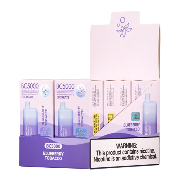 BUY 1 GET 1 FREE Blueberry Tobacco BC5000 | Vape Mumbai India EBCREATE
