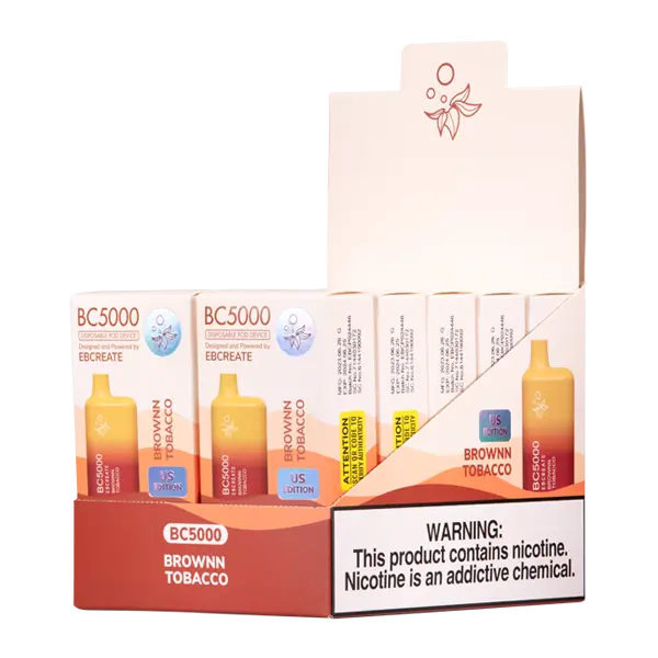 BUY 1 GET 1 FREE Brownn Tobacco BC5000 | Vape Mumbai India EBCREATE