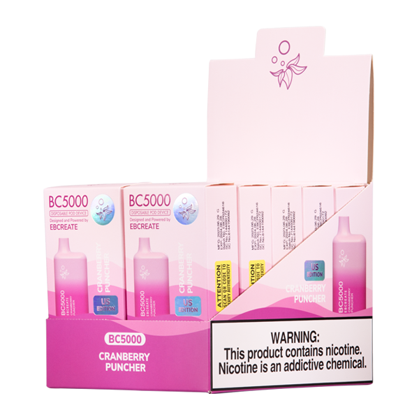 BUY 1 GET 1 FREE Cranberry Puncher BC5000 | Vape Amazon India