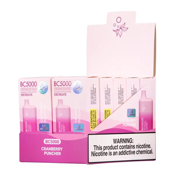 BUY 1 GET 1 FREE Cranberry Puncher BC5000 | Vape Mumbai India EBCREATE