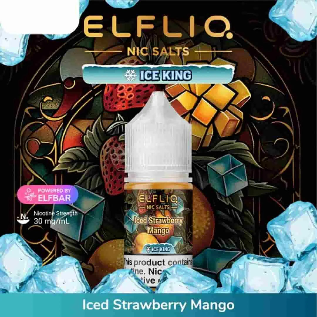 ELFLIQ Salts - Iced Strawberry Mango (Ice King Series)