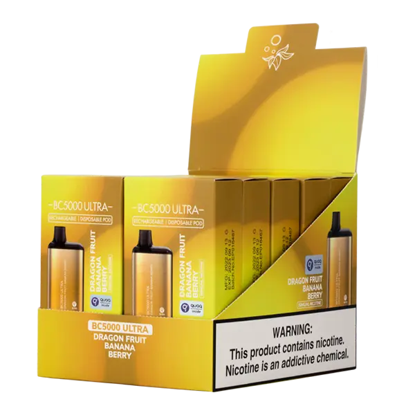 BUY 1 GET 1 FREE Dragon Fruit Banana Berry BC5000 Ultra | Vape Mumbai India EBCREATE