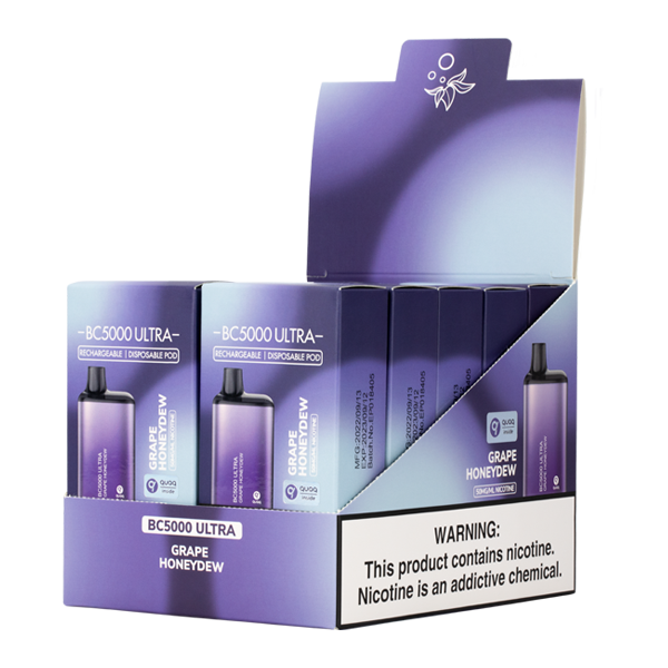 BUY 1 GET 1 FREE Grape Honeydew BC5000 Ultra | Vape Amazon India