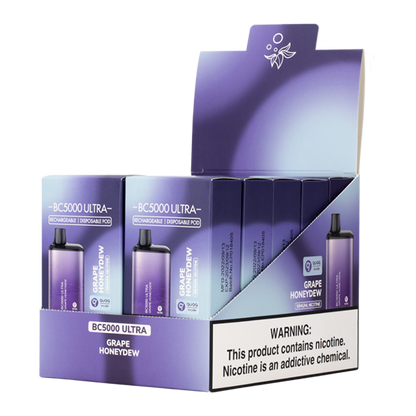 BUY 1 GET 1 FREE Grape Honeydew BC5000 Ultra | Vape Amazon India