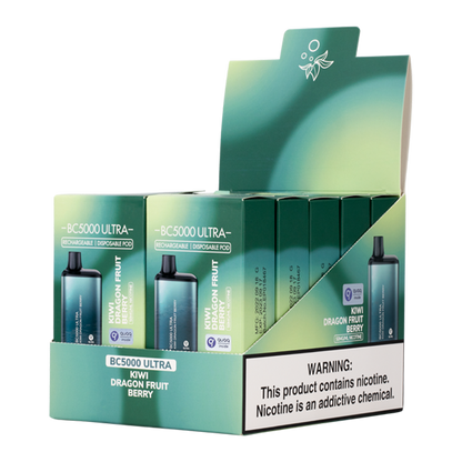 BUY 1 GET 1 FREE Kiwi Dragon Fruit Berry BC5000 Ultra | Vape Amazon India