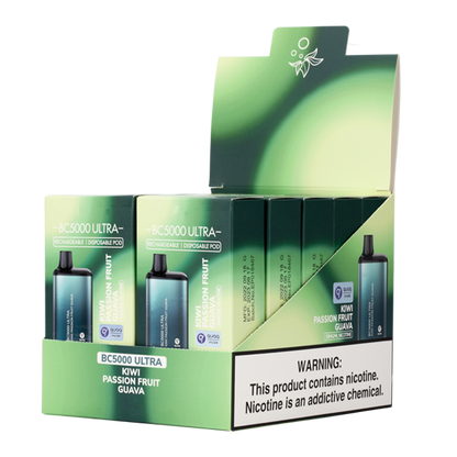 BUY 1 GET 1 FREE Kiwi Passion Fruit Guava BC5000 Ultra | Vape Amazon India
