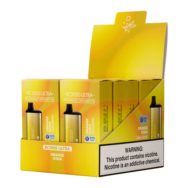 BUY 1 GET 1 FREE Orange Soda BC5000 Ultra | Vape Amazon India