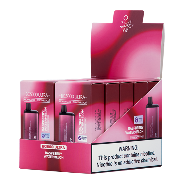 BUY 1 GET 1 FREE Raspberry Watermelon BC5000 Ultra | Vape Amazon India