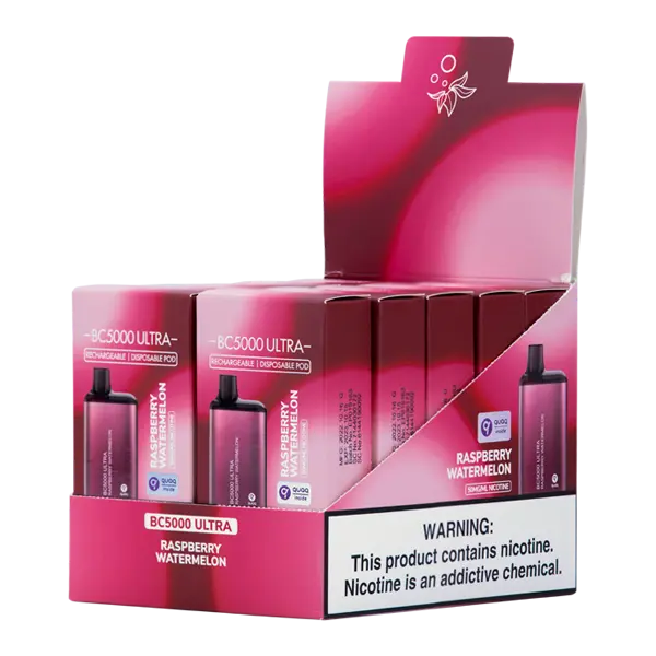 BUY 1 GET 1 FREE Raspberry Watermelon BC5000 Ultra | Vape Mumbai India EBCREATE