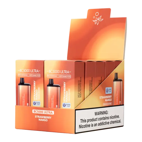 BUY 1 GET 1 FREE Strawberry Mango BC5000 Ultra | Vape Mumbai India EBCREATE