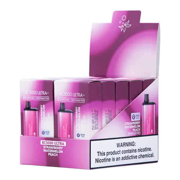 BUY 1 GET 1 FREE Strawberry Watermelon Peach BC5000 Ultra | Vape Mumbai India EBCREATE