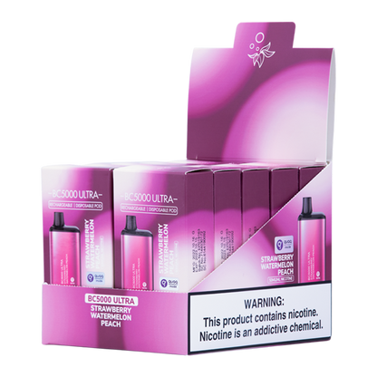 BUY 1 GET 1 FREE Strawberry Watermelon Peach BC5000 Ultra | Vape Amazon India