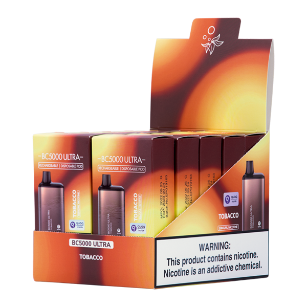 BUY 1 GET 1 FREE Tobacco BC5000 Ultra | Vape Amazon India