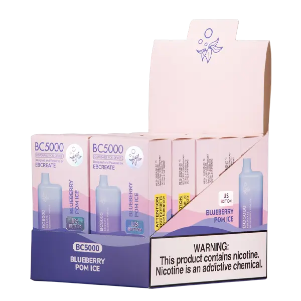 BUY 1 GET 1 FREE Blueberry Pom Ice BC5000 | Vape Mumbai India EBCREATE
