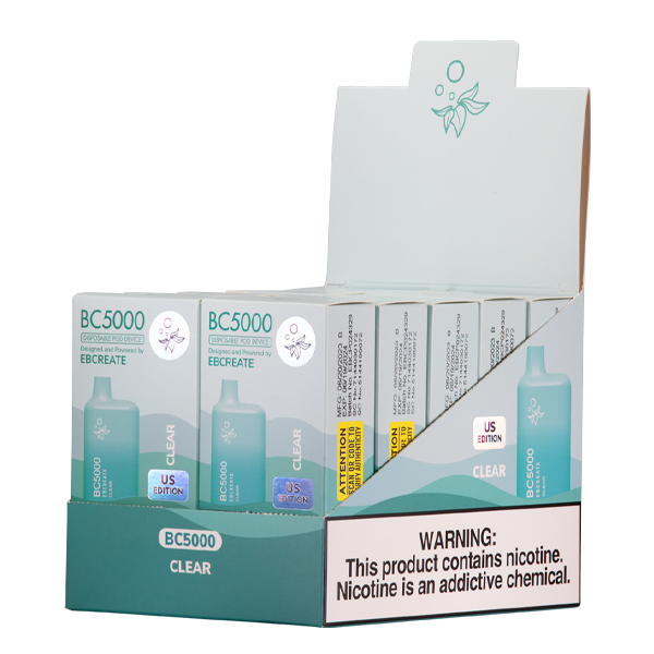 BUY 1 GET 1 FREE Clear BC5000 | Vape Amazon India