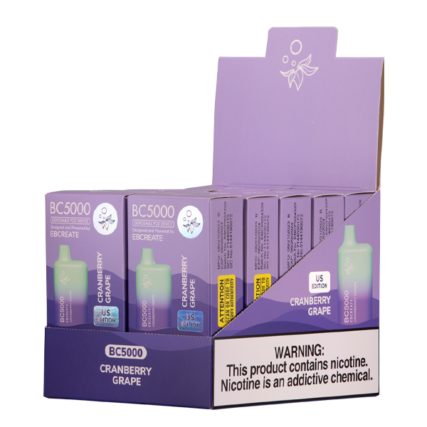 BUY 1 GET 1 FREE Cranberry Grape BC5000 | Vape Amazon India
