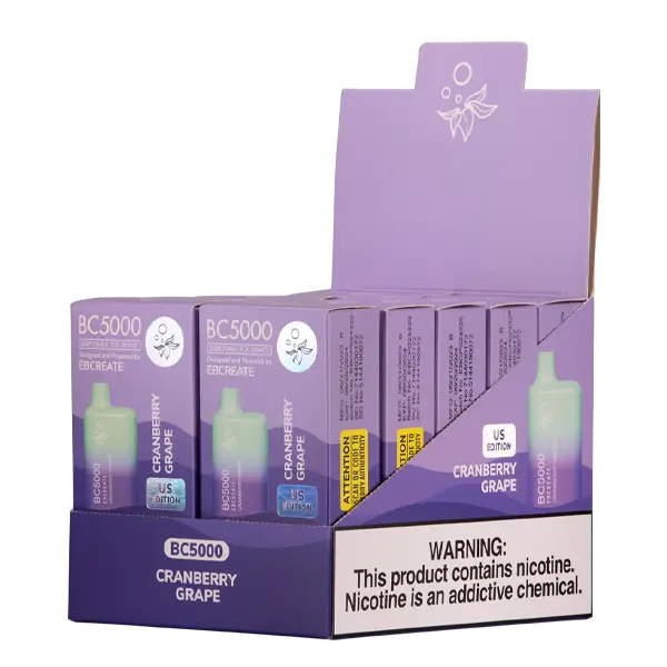 BUY 1 GET 1 FREE Cranberry Grape BC5000 | Vape Mumbai India EBCREATE