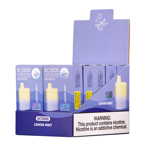 BUY 1 GET 1 FREE Lemon Mint BC5000 | Vape Amazon India