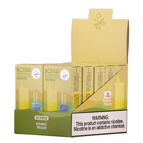 BUY 1 GET 1 FREE Mango Peach BC5000 | Vape Amazon India