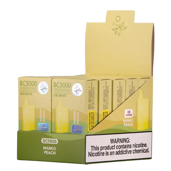 BUY 1 GET 1 FREE Mango Peach BC5000 | Vape Mumbai India EBCREATE