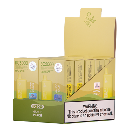 BUY 1 GET 1 FREE Mango Peach BC5000 | Vape Amazon India
