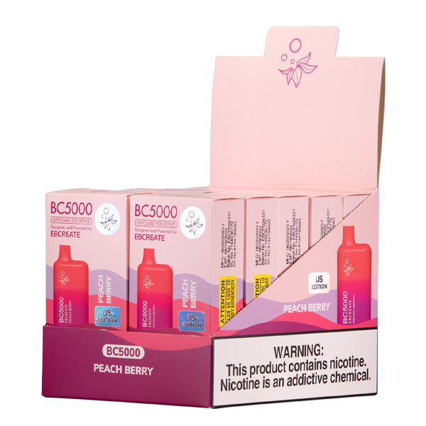BUY 1 GET 1 FREE Peach Berry BC5000 | Vape Amazon India