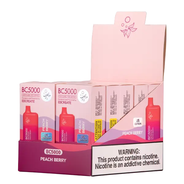 BUY 1 GET 1 FREE Peach Berry BC5000 | Vape Mumbai India EBCREATE