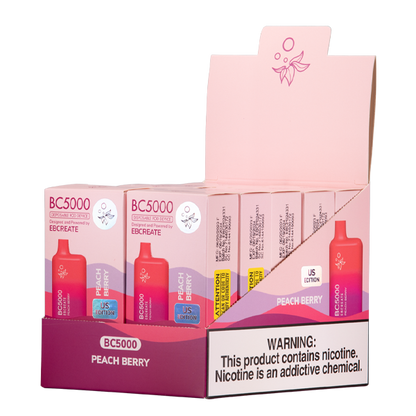 BUY 1 GET 1 FREE Peach Berry BC5000 | Vape Amazon India