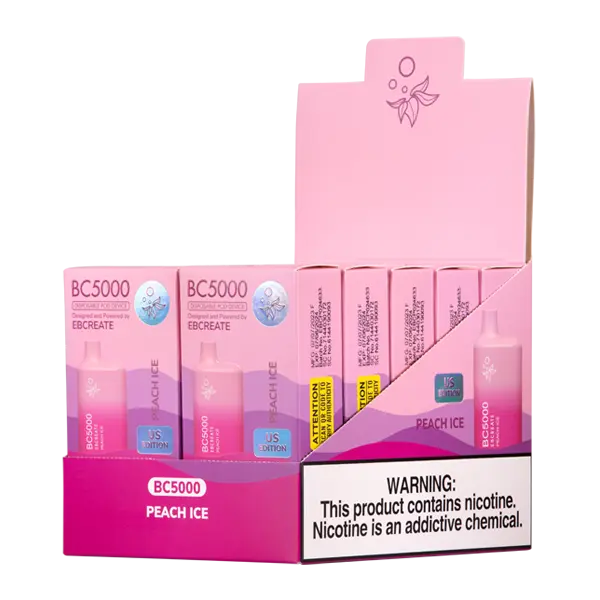 BUY 1 GET 1 FREE Peach Ice BC5000 | Vape Mumbai India EBCREATE