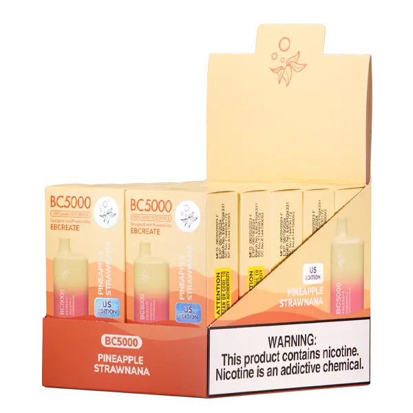 BUY 1 GET 1 FREE Pineapple Strawnana BC5000 | Vape Mumbai India EBCREATE