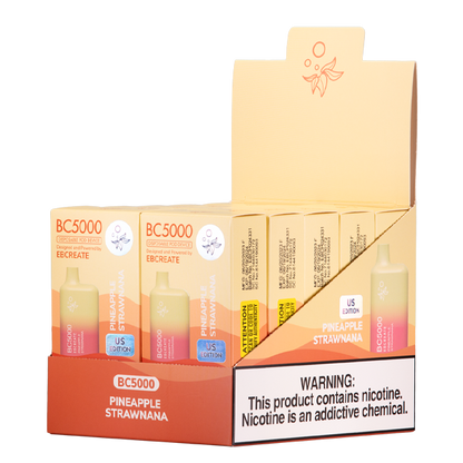 BUY 1 GET 1 FREE Pineapple Strawnana BC5000 | Vape Amazon India