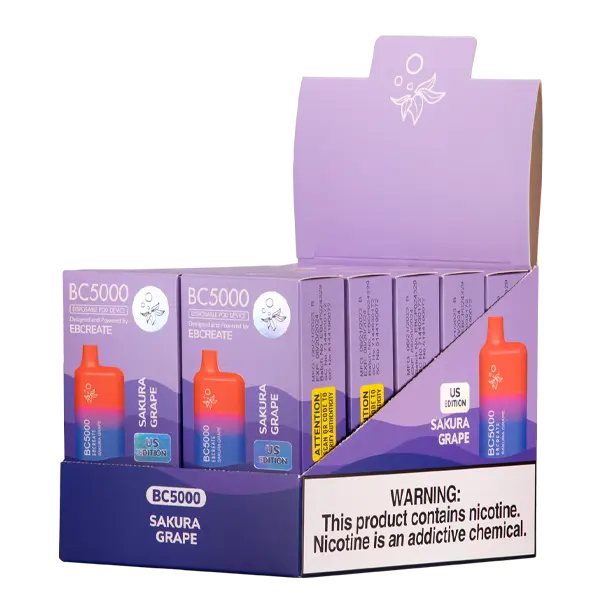 BUY 1 GET 1 FREE Sakura Grape BC5000 | Vape Mumbai India EBCREATE