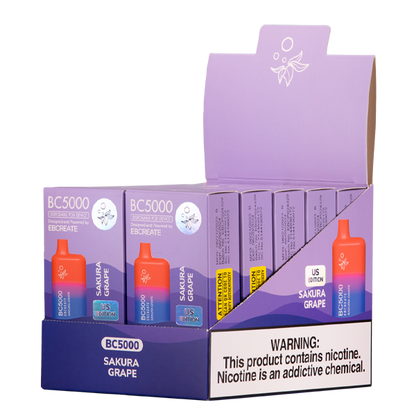 BUY 1 GET 1 FREE Sakura Grape BC5000 | Vape Amazon India