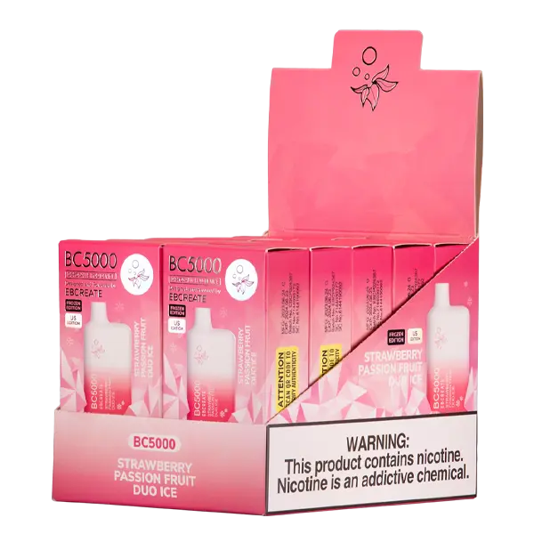 BUY 1 GET 1 FREE Strawberry Passion Fruit Duo Ice BC5000 | Vape Mumbai India EBCREATE