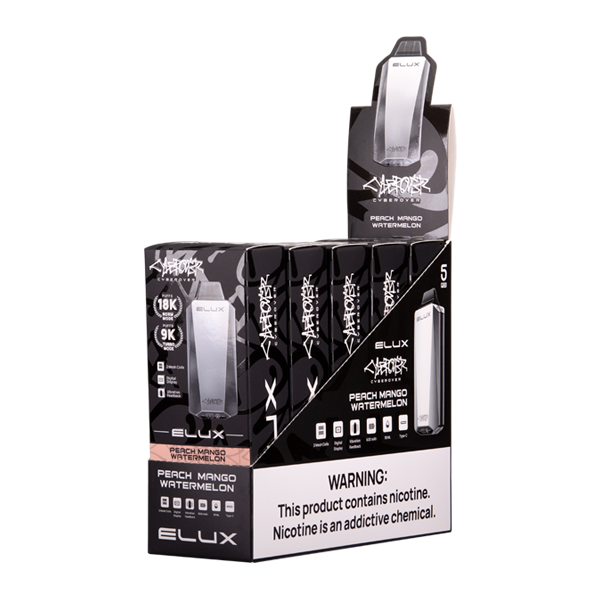 BUY 1 GET 1 FREE Peach Mango Watermelon ELUX Cyberover | Vape Amazon India