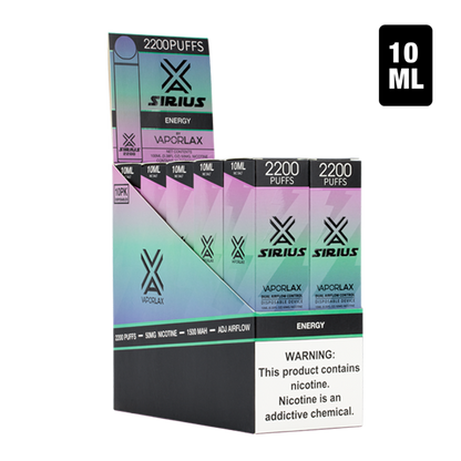 BUY 1 GET 1 FREE Energy by Sirius | Vape Amazon India