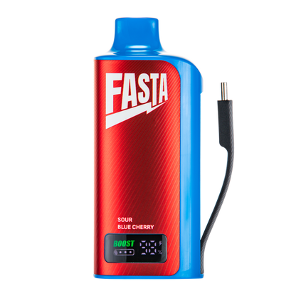 BUY 1 GET 1 FREE Sour Blue Cherry FASTA PLUGIN 18000 | Vape Amazon India