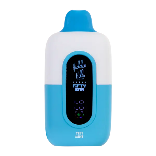 BUY 1 GET 1 FREE Yeti Mint Hidden Hills X Fifty Bar | Vape Amazon India Hidden Hills Club