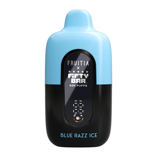 Blue Razz Ice FRUITIA X Fifty Bar 20K