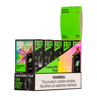 BUY 1 GET 1 FREE Fcuking FAB / Fcuking FAB Soda FASTA Burrst 35000 | Vape Amazon India