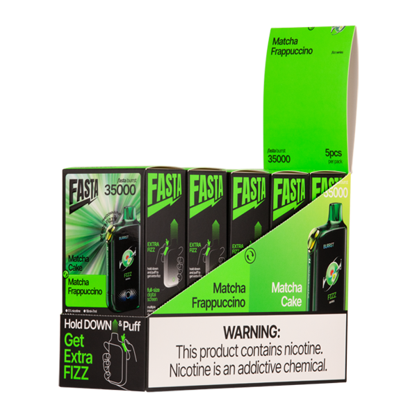 BUY 1 GET 1 FREE Matcha Cake / Matcha Frappuccino FASTA Burrst 35000 | Vape Amazon India