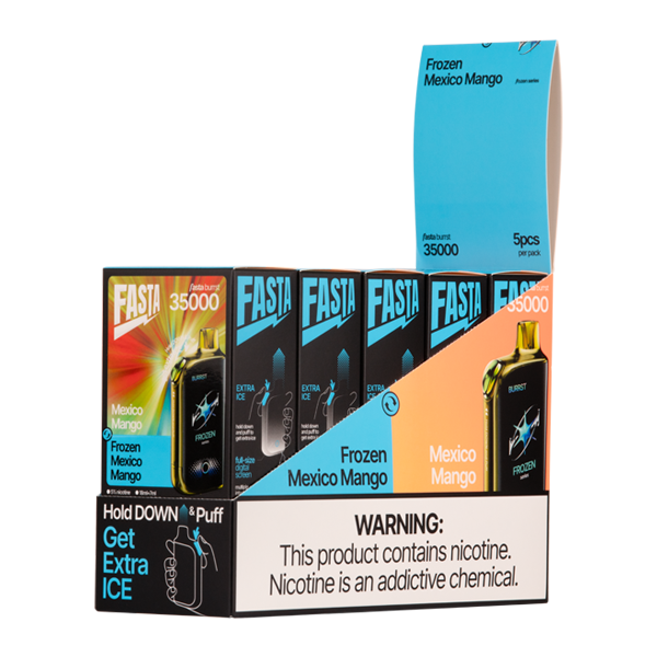 BUY 1 GET 1 FREE Mexico Mango / Frozen Mexico Mango FASTA Burrst 35000 | Vape Amazon India