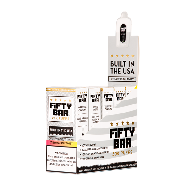 Strawberry Watermelon Ice Fifty Bar 20K
